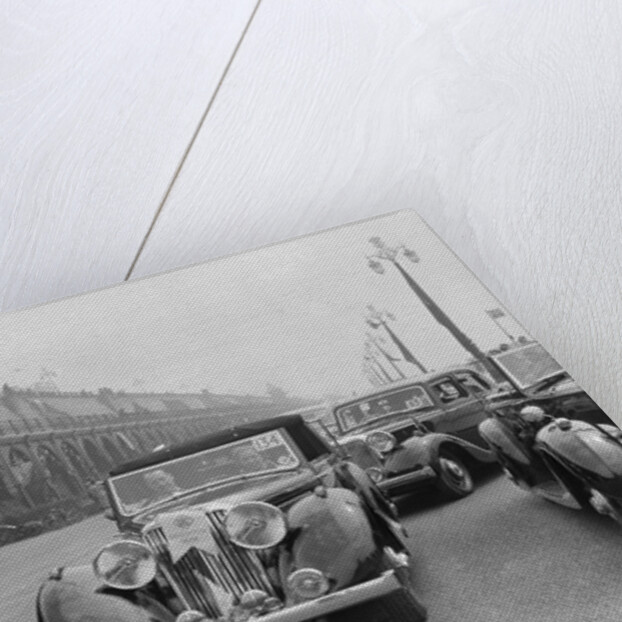 Jaguar SS of TH Bridgewater at the RAC Rally, Brighton, Sussex, 1939 by Bill Brunell