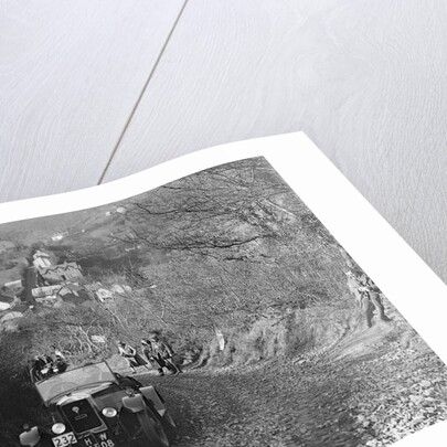 Singer Junior of RW Everard competing in the MCC Lands End Trial, Beggars Roost, Devon, 1929 by Bill Brunell
