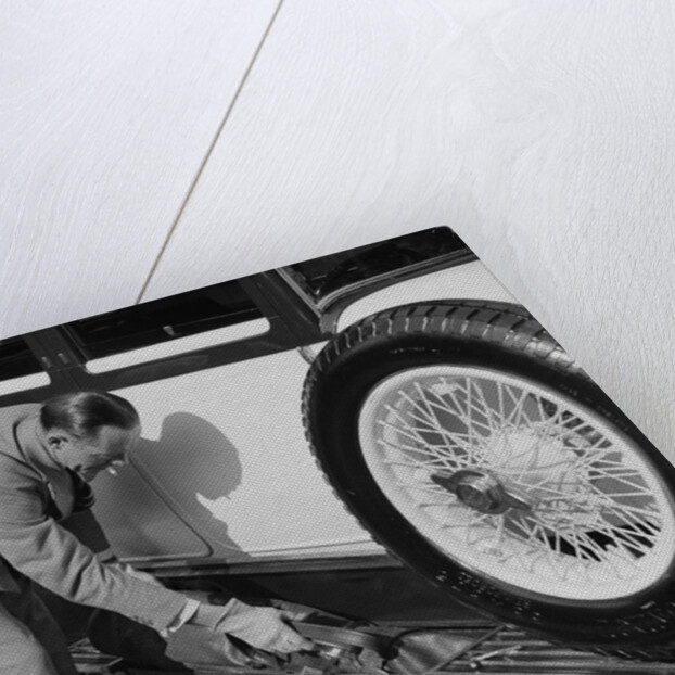 W Arnold with his Bentley at the Southport Rally, 1928 by Bill Brunell