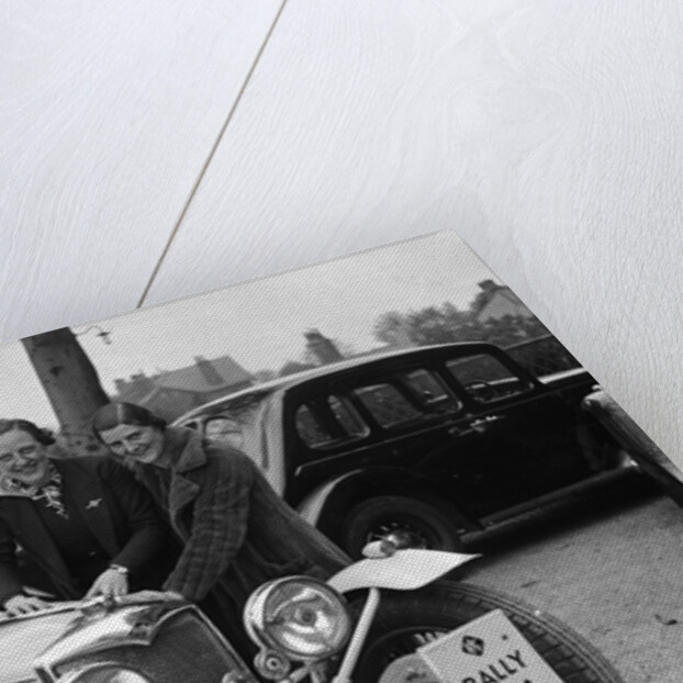 Riley Sprite of Kay Hague at the RAC Rally, 1938 by Bill Brunell