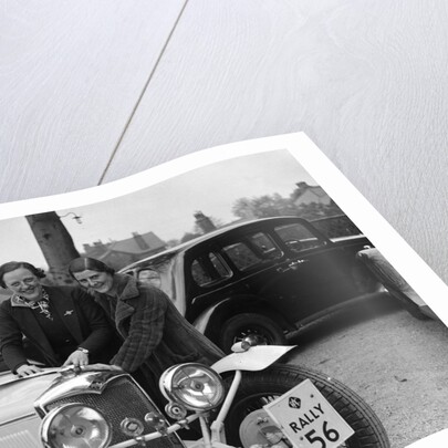 Riley Sprite of Kay Hague at the RAC Rally, 1938 by Bill Brunell