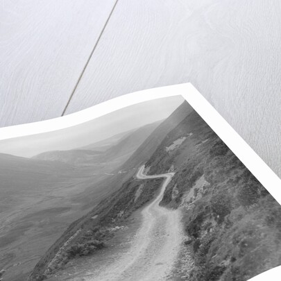 Kitty Brunell with a Vauxhall, Cwm Hirnant, Bala, Gwynedd, Wales, c1930s by Bill Brunell