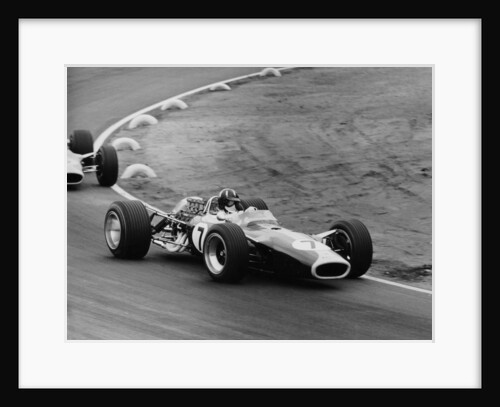 Graham Hill in a Lotus 49, French Grand Prix, Le Mans, 1967 by Maxwell Boyd