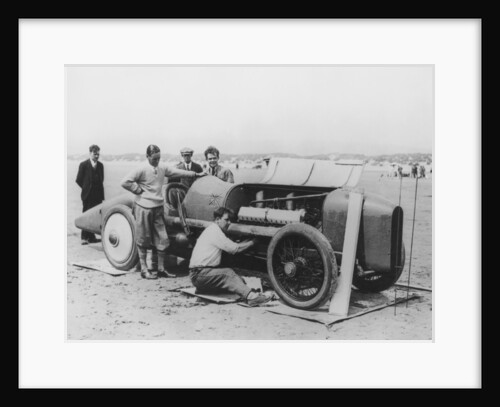 Malcolm Campbell with 1920 Sunbeam, (c1920?) by Unknown