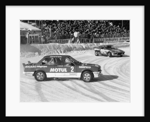A BMW 325IX during the Chamonix Ice Race by Anonymous