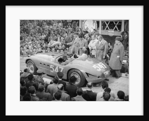 Ferrari of Giannino Marzotto, Mille Miglia, Italy, 1953 by Unknown