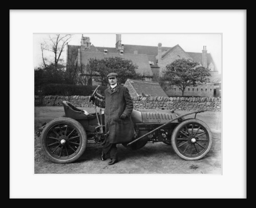 Charles Stewart Rolls with a 1905 Wolseley, c1905 by Unknown