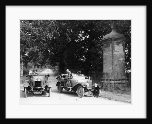 1920 Calthorpe Sporting 4 and Morris Bullnose by Anonymous