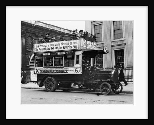 1909 Milnes Daimler bus, (c1909?) by Unknown