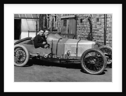 Matthew Park at the wheel of a Vauxhall 3 litre, 1922 by Unknown
