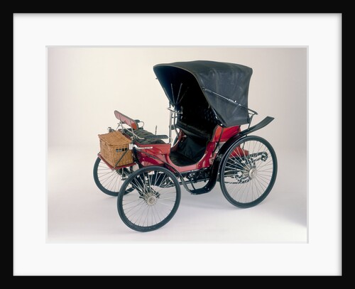 1896 Peugeot 3.5 hp horseless carriage by Unknown