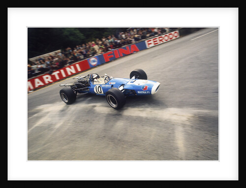 Jean-Pierre Beltoise driving a Matra, Belgian Grand Prix, Spa-Francorchamps, 1968 by Unknown
