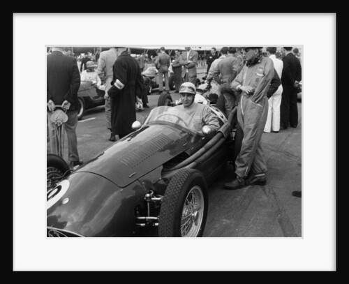 Roy Salvadori in a Maserati, Goodwood, 1954 by Unknown