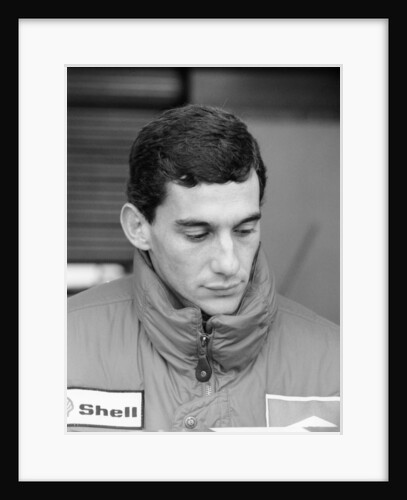 Ayrton Senna, in his first season with McLaren, 1988 by Unknown