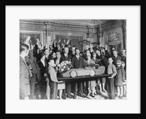 Presentation to Sir Henry Segrave after successful Land Speed Record attempt, 1929 by Unknown