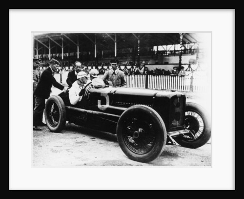 Henry Segrave in a Sunbeam, San Sebastian, Spain, 1926 by Unknown