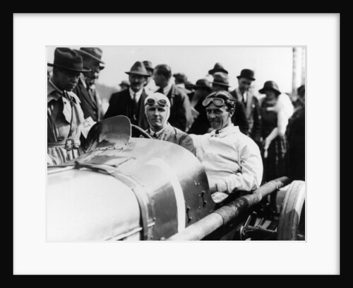 Henry Segrave at the wheel of a 1922 Sunbeam, 1920s by Unknown