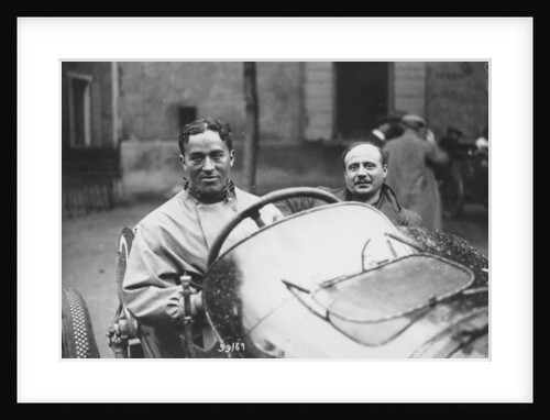 Dario Resta at the wheel of a Sunbeam, c1920s by Unknown