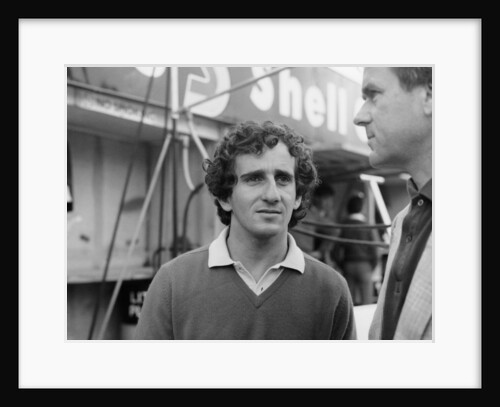 Alain Prost at the British Grand Prix, Brands Hatch, Kent, 1984 by Unknown