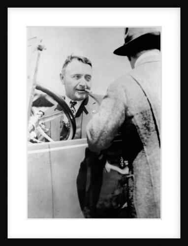 Barney Oldfield, pace car driver for the Indianapolis 500, 1922 by Unknown