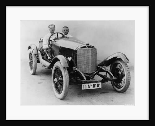 Alfred Neubauer behind the wheel of a 2-litre Daimler, Targa Florio, 1924 by Unknown