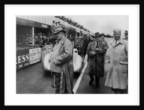 Alfred Neubauer, Mercedes team manager, 1954 by Unknown