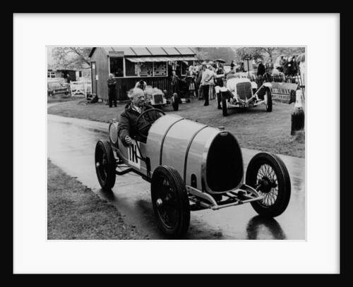 Raymond Mays in a Bugatti Brescia, 1970s by Unknown