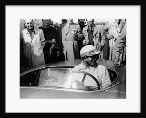 Hermann Lang in a Mercedes Benz 300 SL, Nurburgring 1000km, 1952 by Unknown