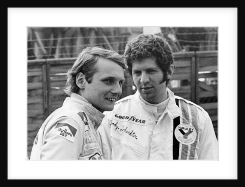 Niki Lauda and Jody Schekter, Race of Champions, Brands Hatch, Kent, 1973 by Unknown