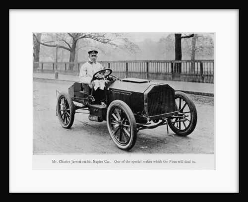 Charles Jarrott in his Napier Car, 1903 by Unknown
