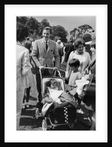 Graham Hill with his family, c1968 by Unknown
