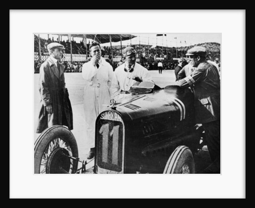 Sunbeam at the Spasish Grand Prix, Sitges, near Barcelona, 1923 by Unknown
