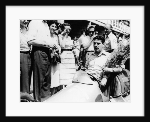 John Cooper, winner of Formula 3 race at Rouen, 1952 by Unknown
