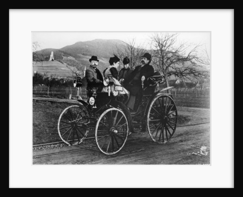 Karl Benz with his wife Bertha in a Benz-Viktoria, 1893 by Unknown