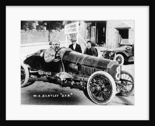 WO Bentley at the wheel of his DFP car by Anonymous