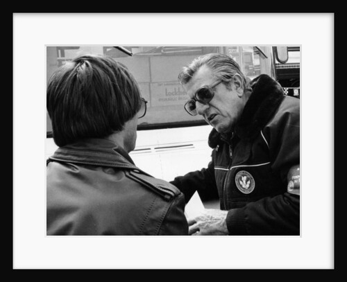 Jean-Marie Balestre speaking to Bernie Ecclestone, c1978-c1991 by Unknown