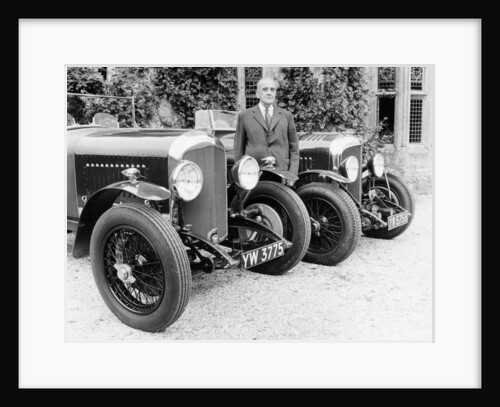 WO Bentley with a Bentley car by Unknown