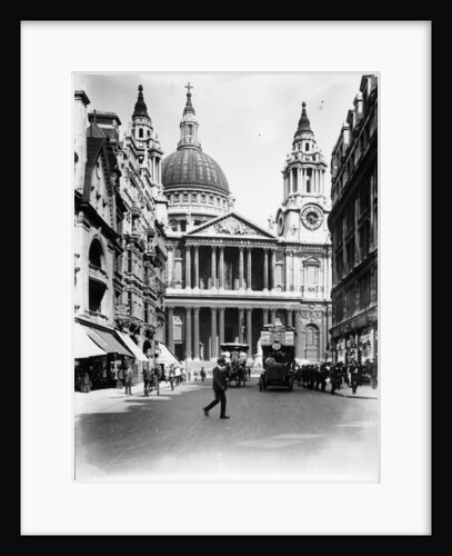A number thirteen bus along Ludgate Hill, 1910 by Unknown