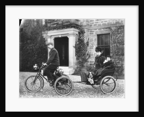 A De Dion tricycle by Unknown