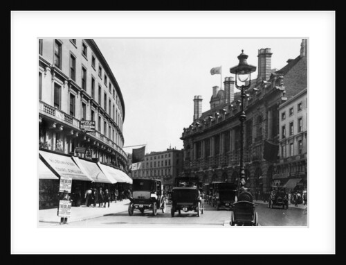 Traffic down Regent Street by Anonymous