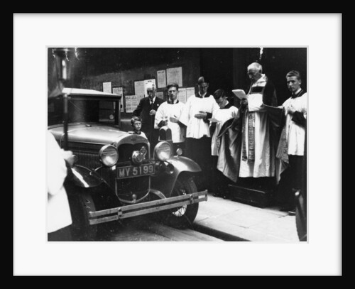 The blessing of cars, City of London, c1930 by Unknown