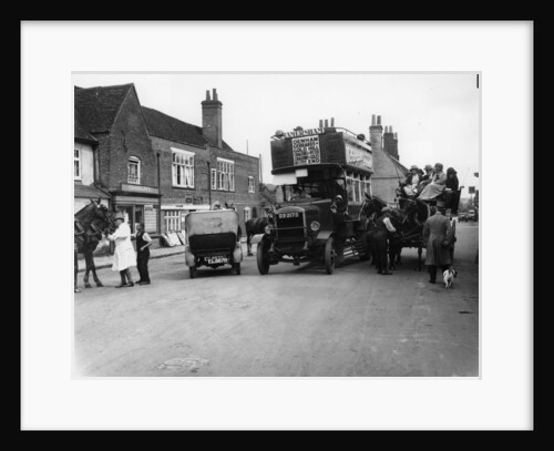 Bus on a street in Amersham by Anonymous
