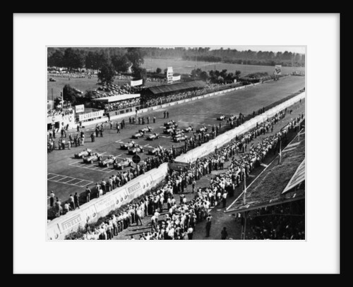 Start of the Italian Grand Prix, Monza, early 1950s by Unknown