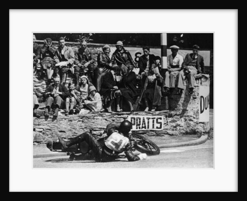 Wal Handley at the Junior TT, Isle of Man, 1933 by Unknown