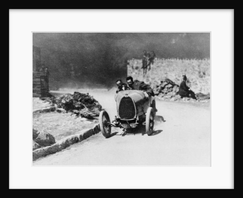 Louis Chiron driving a Bugatti at the Castellane Hill Climb, Provence, France, 1925 by Unknown