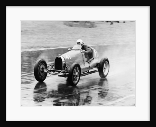 Frank Wall driving a Bugatti Type 35B, 1926 by Unknown
