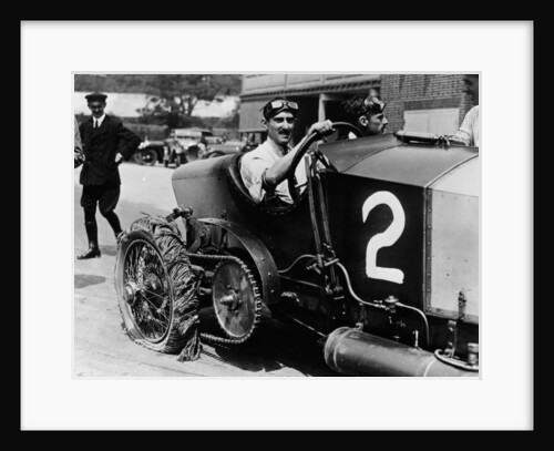Louis Zborowski at the wheel of Chitty Bang Bang I, Brooklands,1922 by Unknown