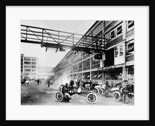 The exterior of the Model T factory, 1914 by Unknown