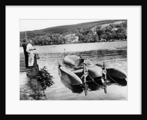 Bluebird K7 at Coniston Water, Cumbria, 1958 by Unknown