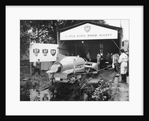 Bluebird K7 at Coniston Water, Cumbria, 1958 by Unknown
